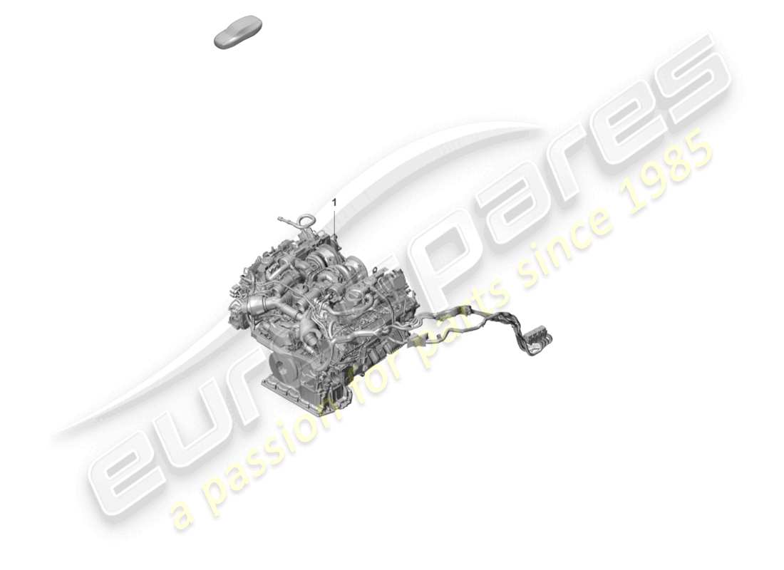 porsche 2022 (panamera 971-2) diagrama de piezas del motor de reemplazo (completo)