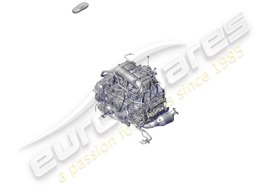 porsche 2021 (718 cayman gt4) diagrama de piezas del motor de repuesto