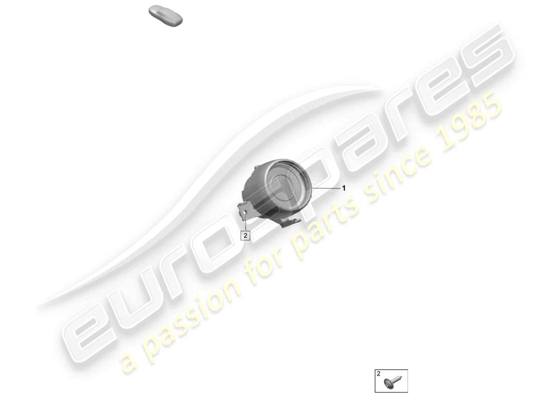 porsche 2025 (macan-e) brújula diagrama de piezas