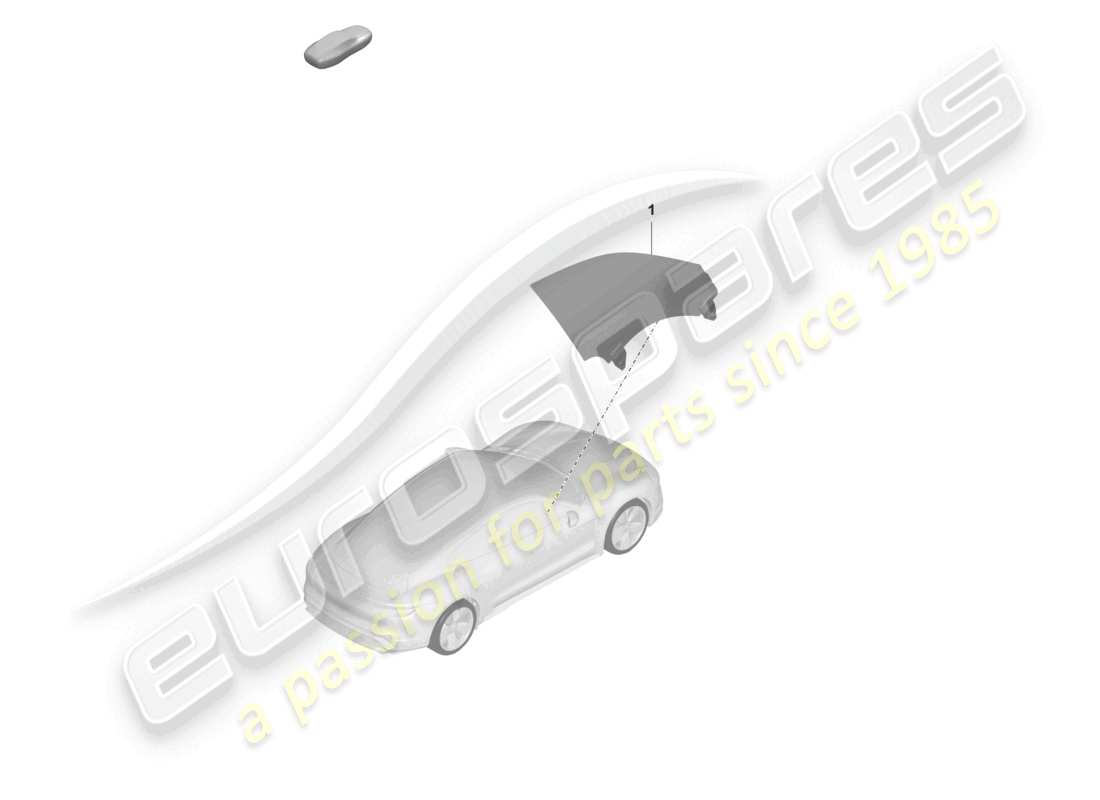 porsche 2021 (taycan 9j1-1) diagrama de piezas de la ventana de la puerta