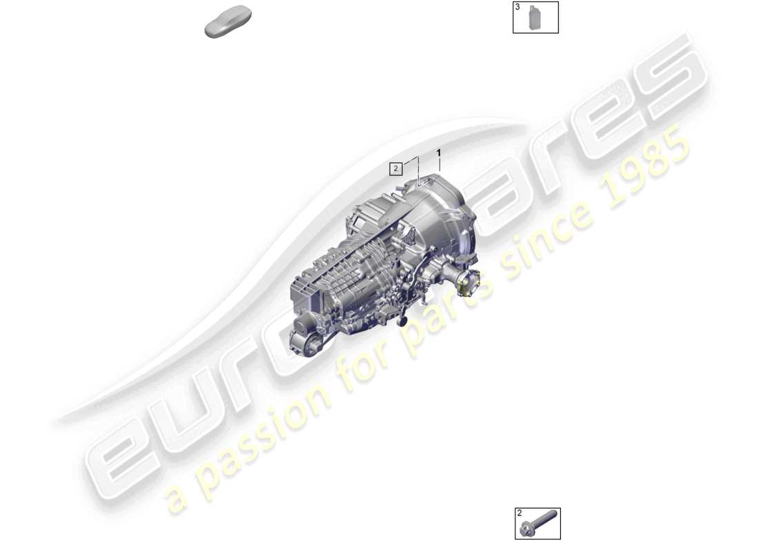 porsche 2024 (992-2) diagrama de piezas del fluido de transmisión de la caja de cambios manual