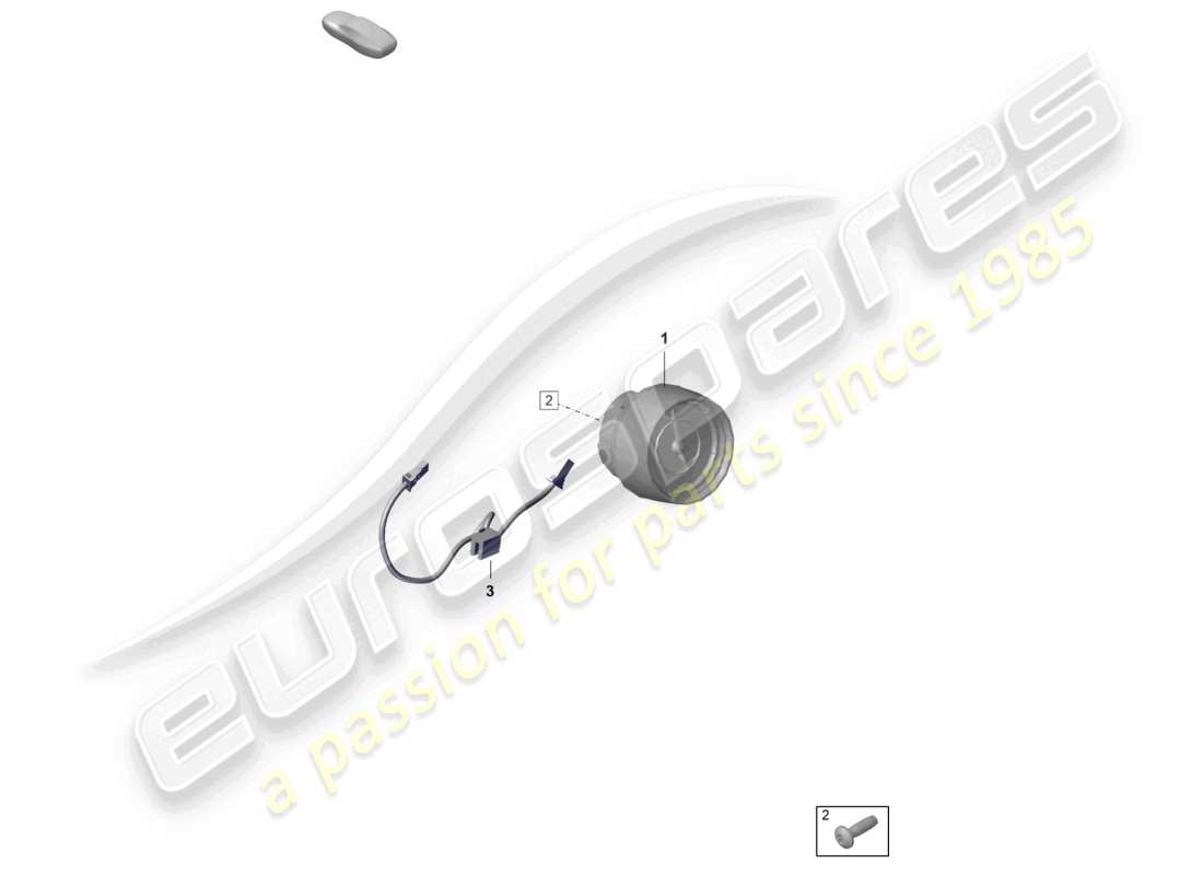 porsche 2022 (992-1 gt3/rs/st) reloj digital instrumentos adicionales diagrama de piezas