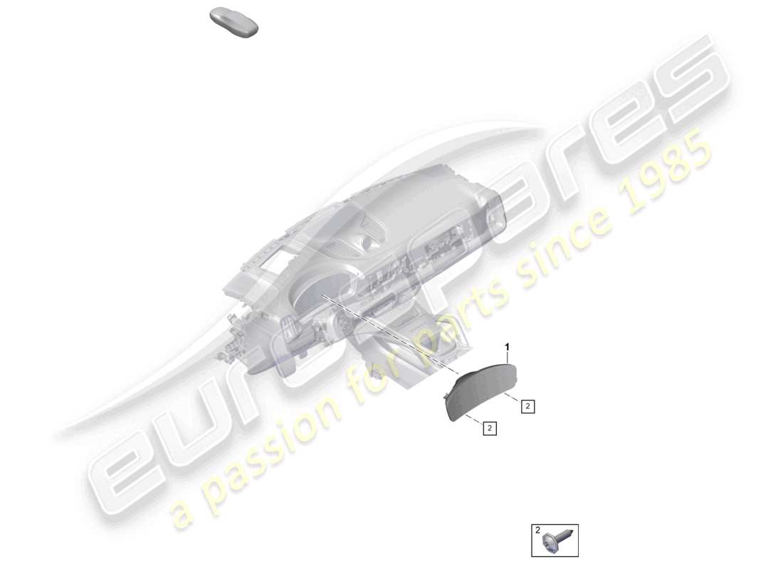 porsche 2026 (cayenne e3 pa) instrumento combi diagrama de piezas