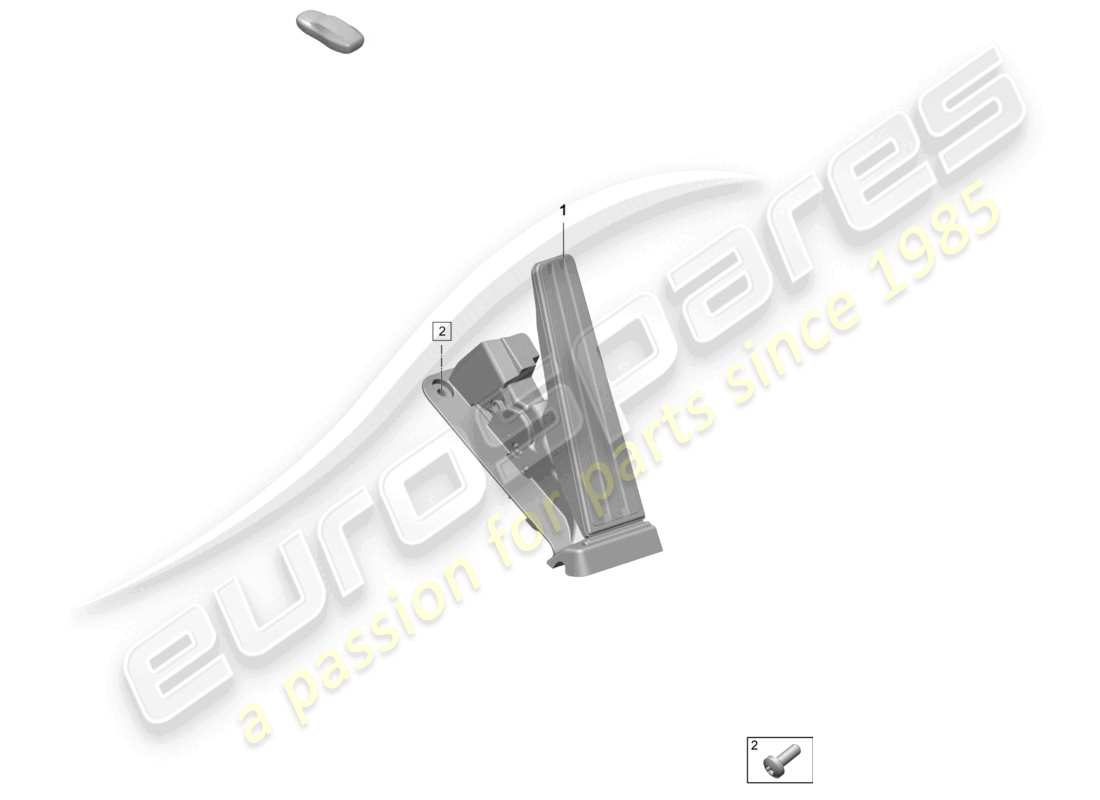 porsche 2026 (taycan 9j1-2) pedal acelerador diagrama de piezas