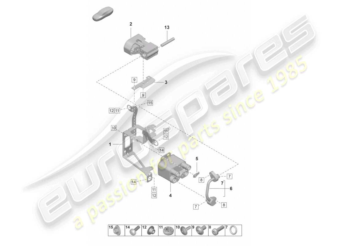 porsche 2021 (taycan 9j1-1) aire acondicionado piezas individuales para vehículos con intercambiador de calor 2nd y válvula de expansión diagrama de piezas
