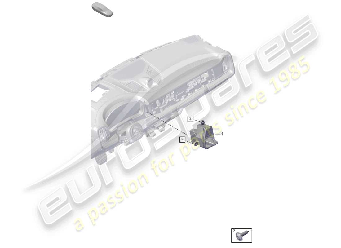 porsche 2024 (cayenne e3 pa) mecanismo selector diagrama de piezas