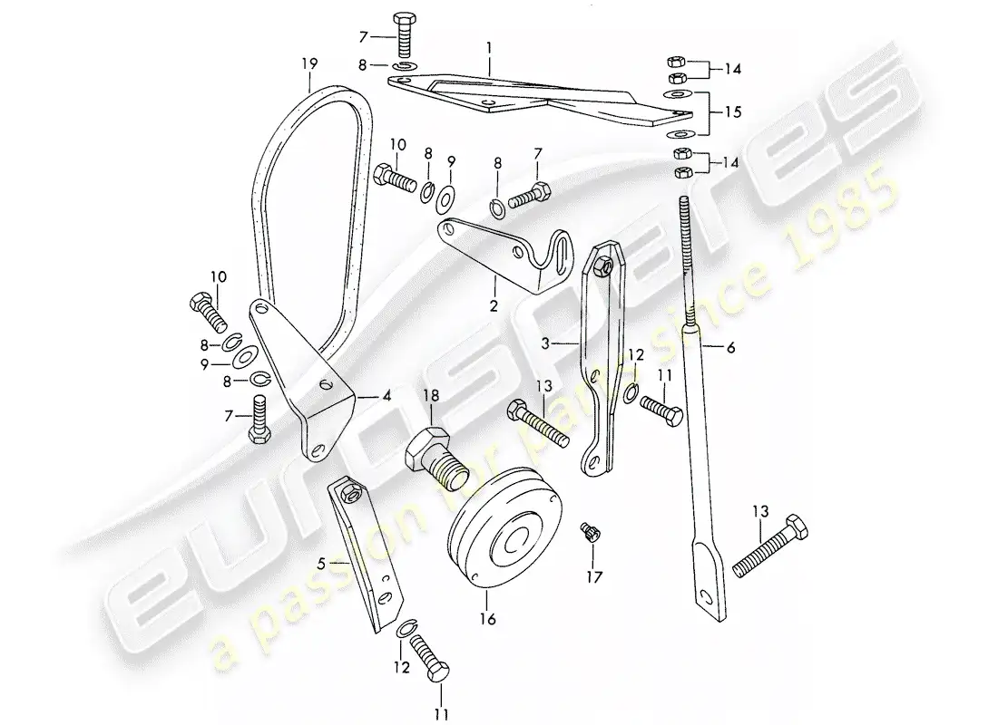 porsche 1969 (911/912) montaje - mecanismo de conducción - aire acondicionado - d >> - mj 1968 diagrama de piezas