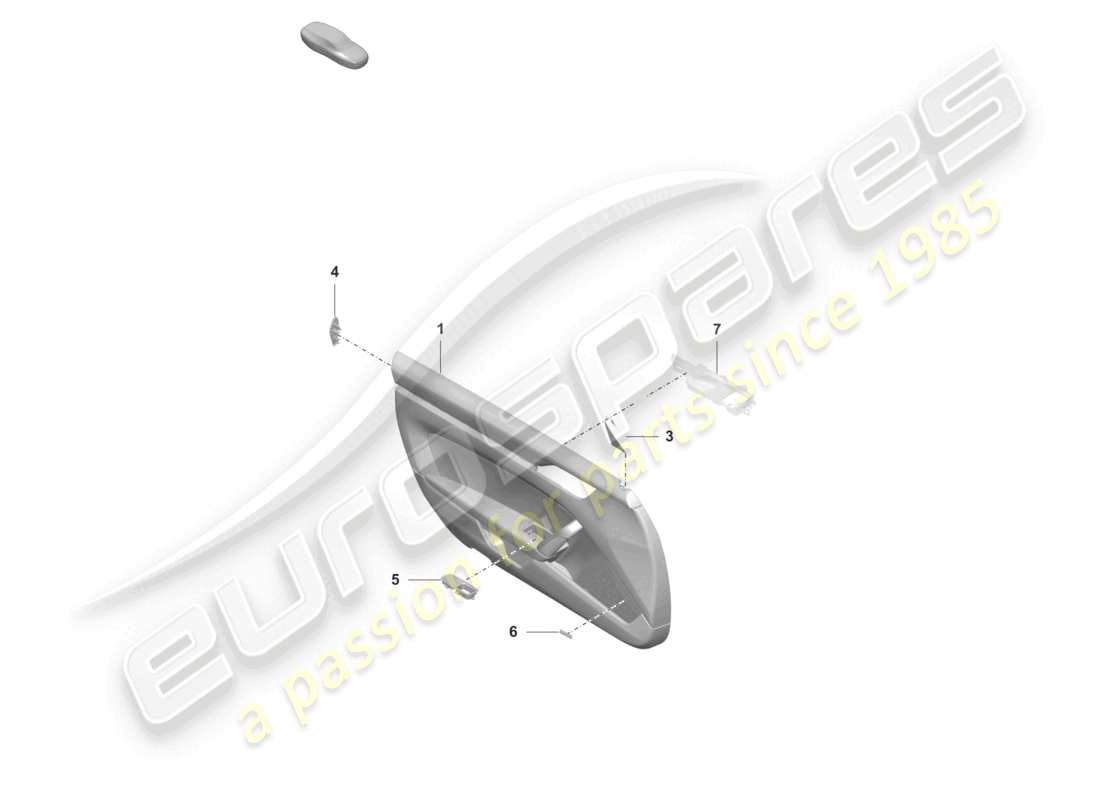 porsche 2022 (992-1) panel de puerta d >>- diagrama de piezas mj 2020