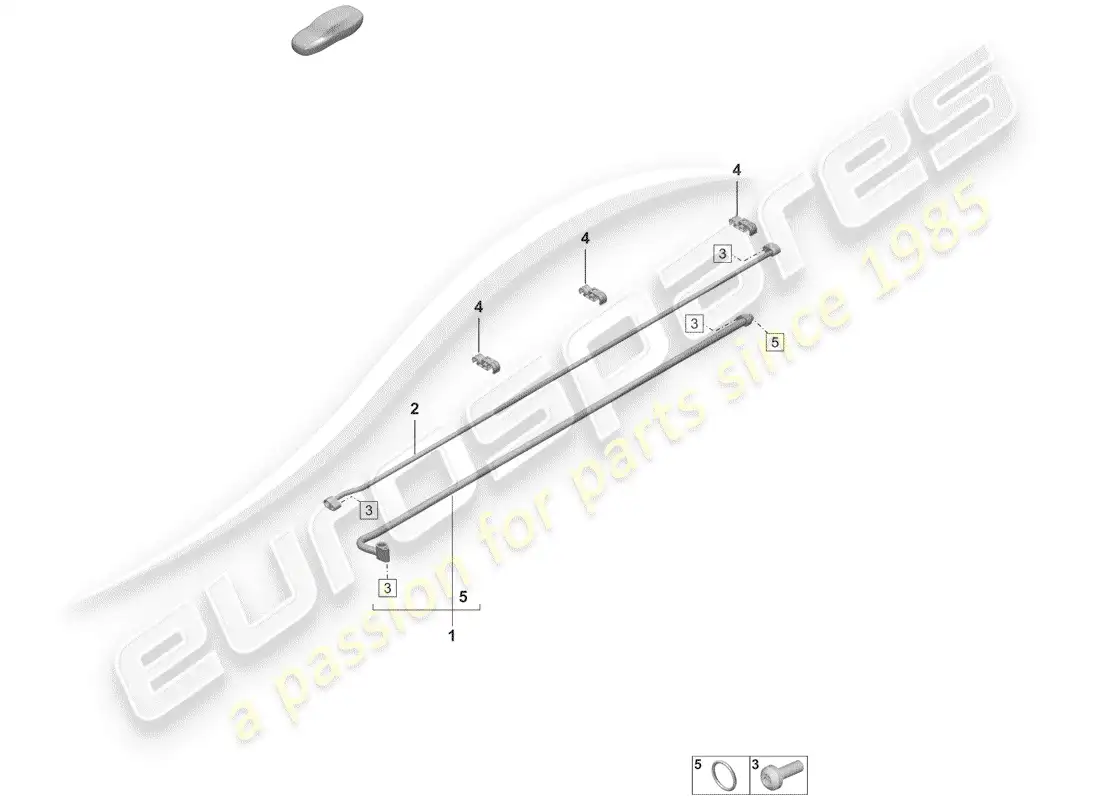 porsche 2020 (992-1) aire acondicionado diagrama de piezas