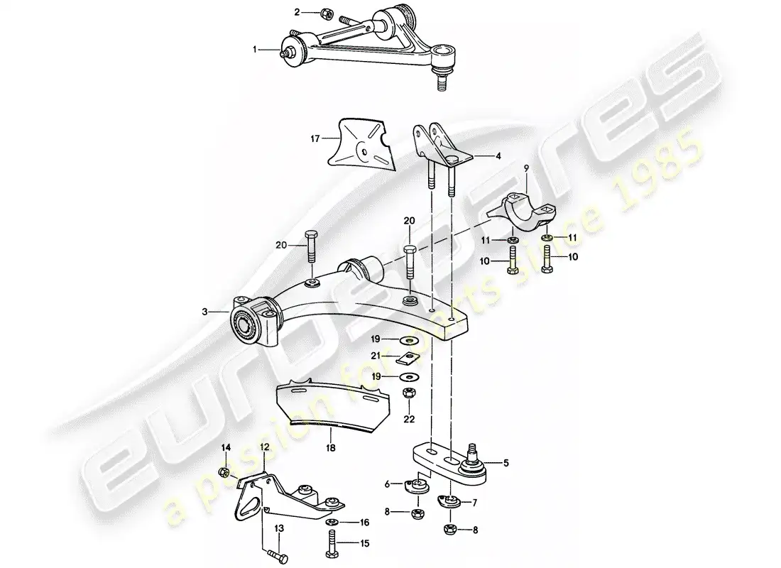 porsche 1978 (928) brazo estabilizador - ver información técnica - gr. 4no. 1/84 diagrama de piezas