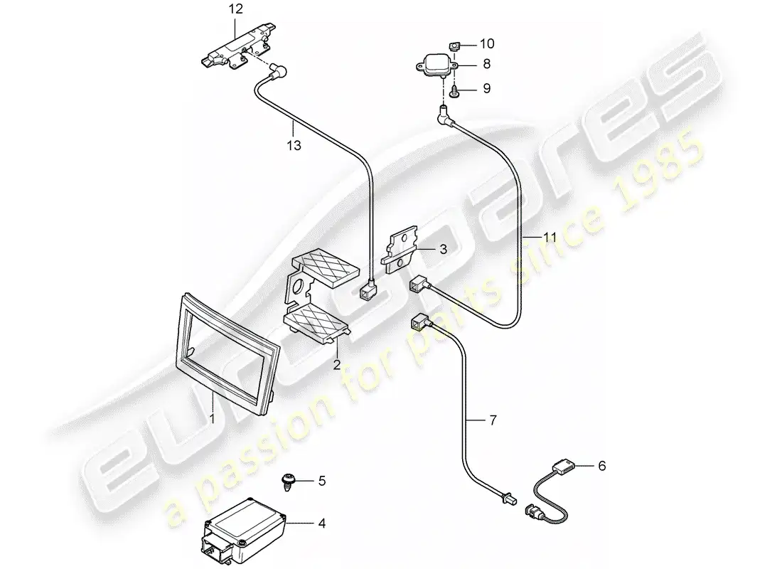 porsche 2009 997-2 turbo / gt2 preparación diagrama de piezas