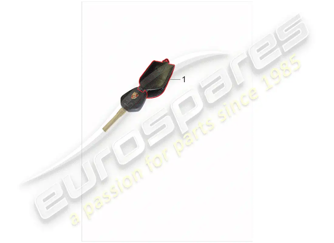 porsche 2004 (986 boxster) schluessel-etui diagrama de piezas