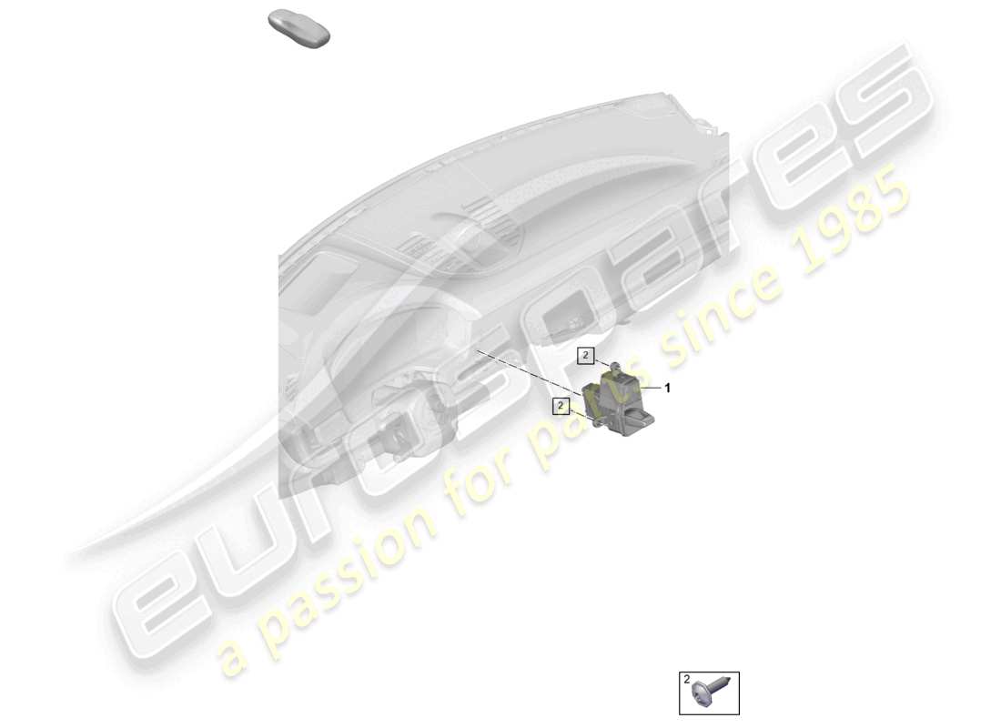porsche 2026 (panamera 976) mecanismo selector diagrama de piezas