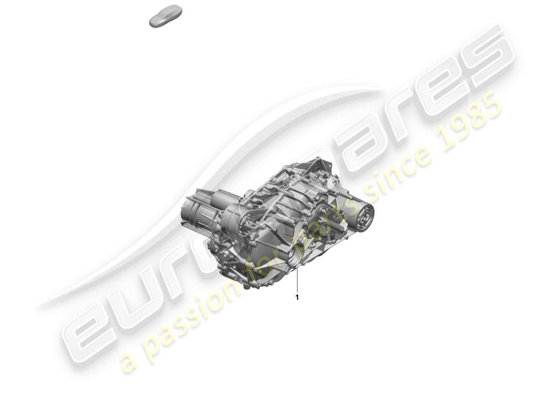 porsche 2025 (macan-e) caja de cambios del eje delantero diagrama de piezas