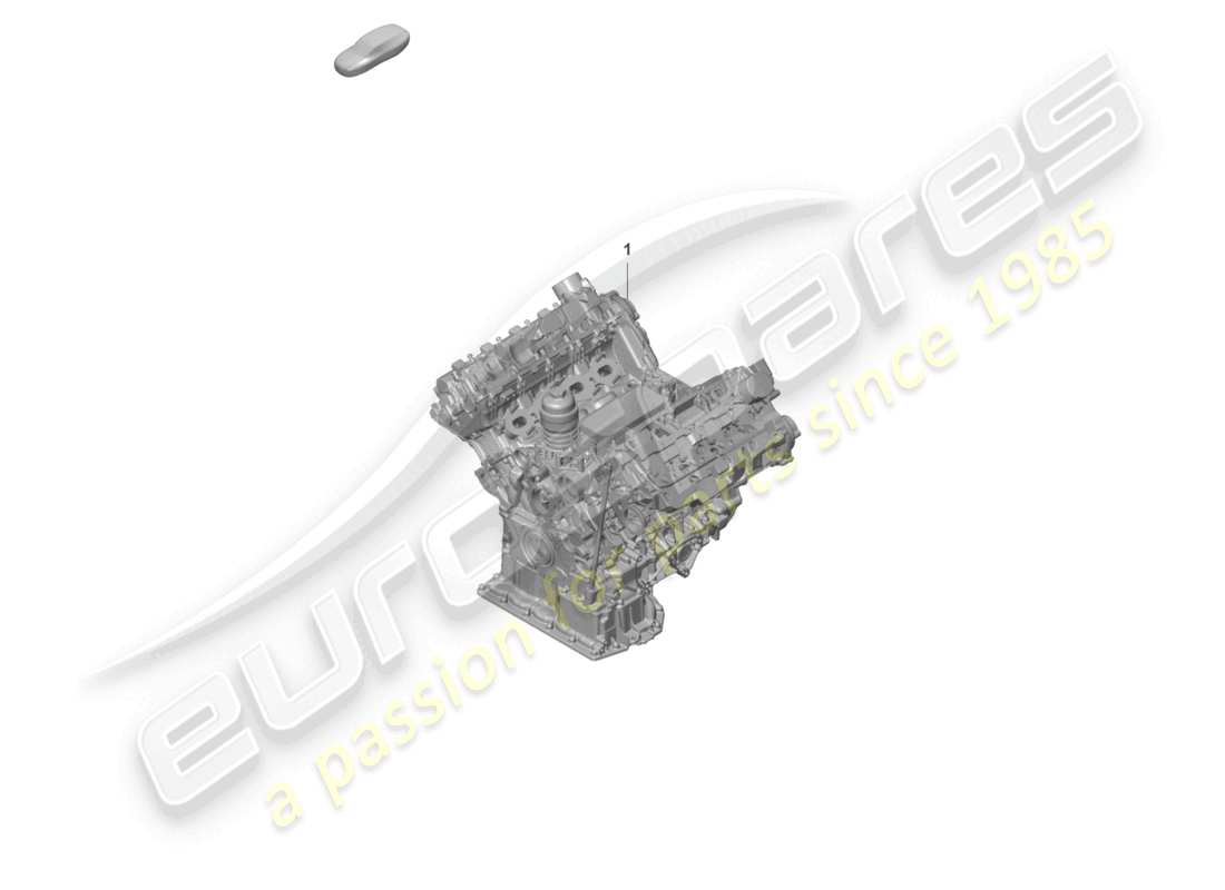 porsche 2022 (panamera 971-2) diagrama de piezas del motor base