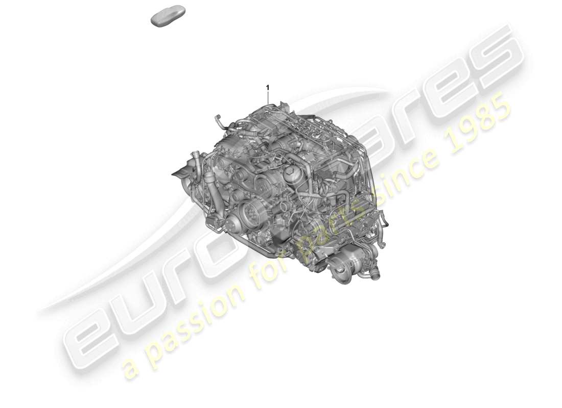porsche 2024 (992-2) diagrama de piezas del motor de reemplazo (completo)