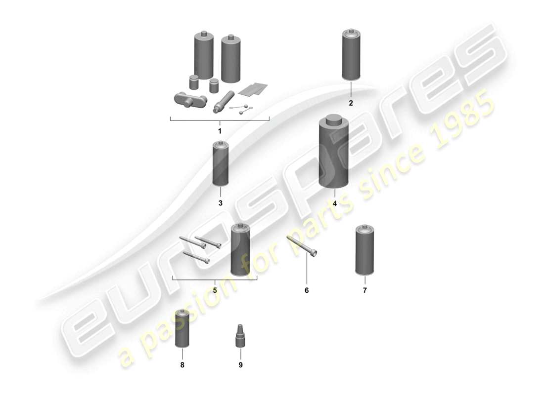 porsche 2025 (macan-e) consumibles carrocería diagrama de piezas