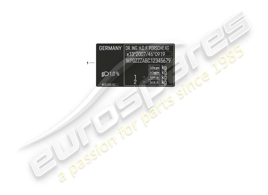 porsche 2023 (taycan 9j1-1) señales/avisos d >>- mj 2021 diagrama de piezas
