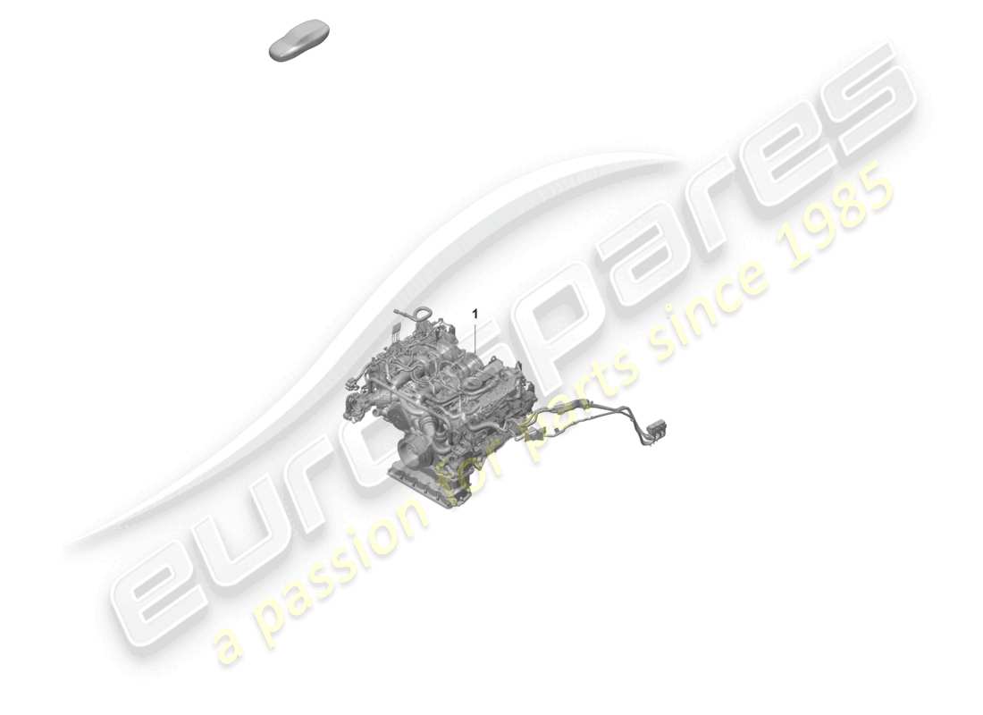 porsche 2022 (panamera 971-2) diagrama de piezas del motor de reemplazo (completo)