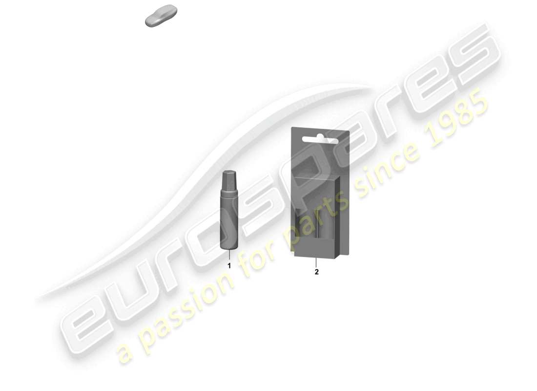 porsche 2025 (macan-e) diagrama de piezas de pintura del aplicador de retoque de pintura