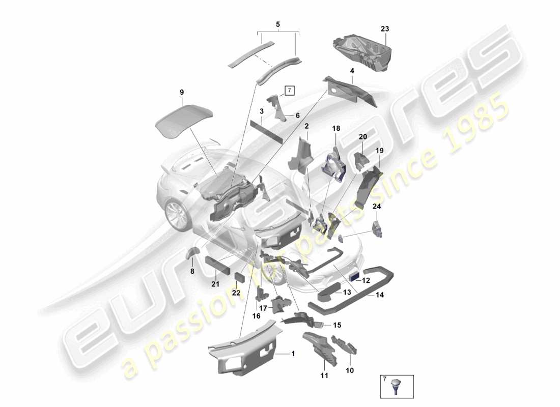 diagrama de pieza que contiene el número de pieza 9p1837833