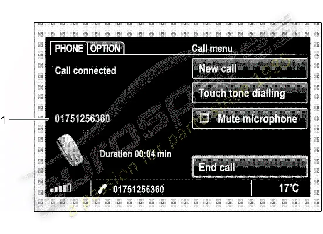 porsche 2015 (tequipment cayenne) kit de instalacion diagrama de piezas