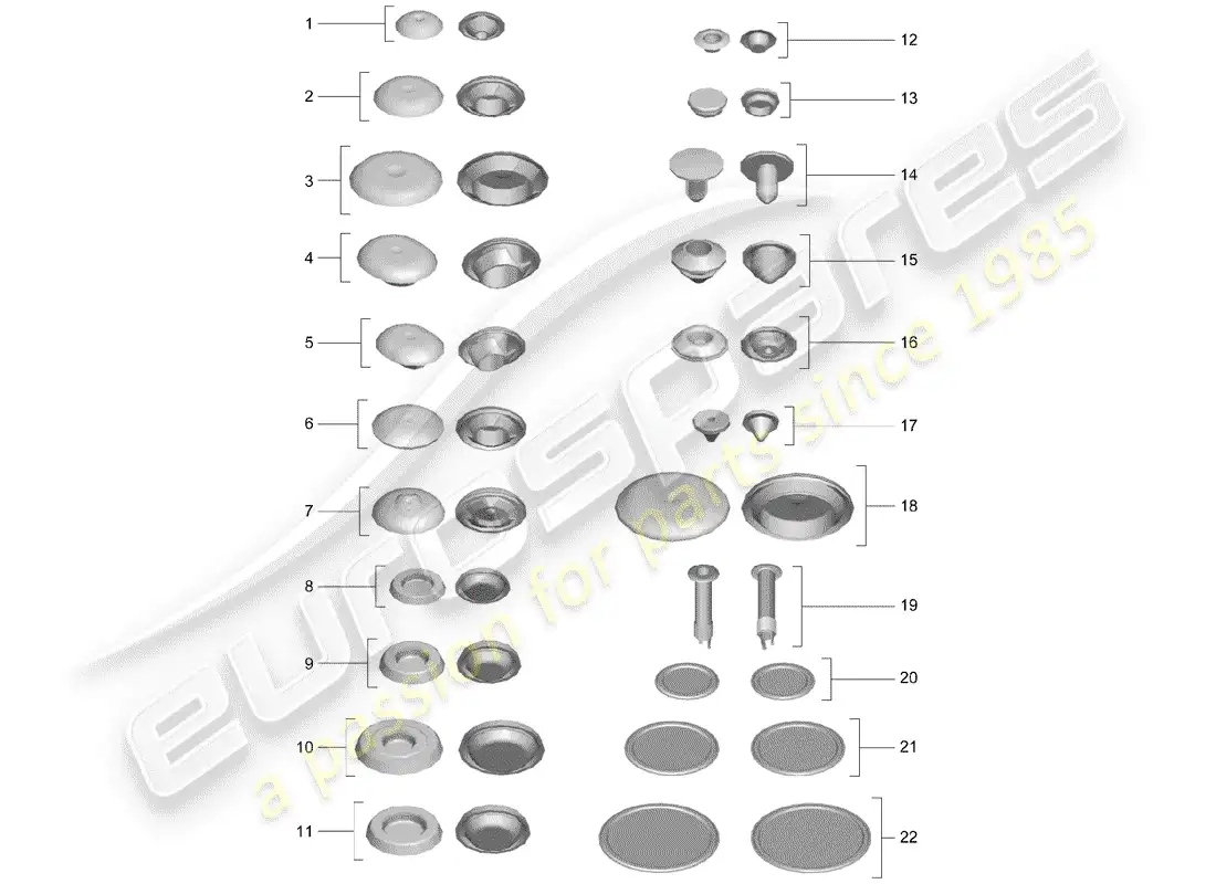porsche 2020 (991-2) enchufar diagrama de piezas