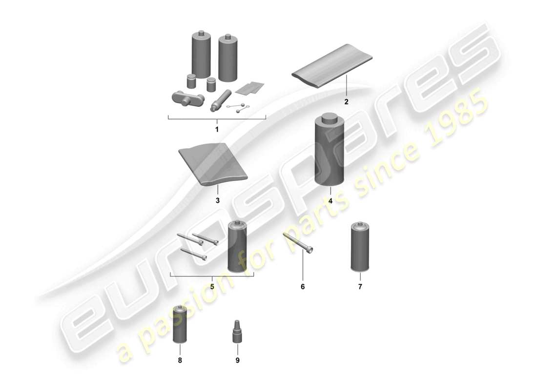 porsche 2026 (taycan 9j1-2) consumibles 2 paquete adhesivo para carrocería sellador agente conservante de cavidad diagrama de piezas de la carrocería del automóvil