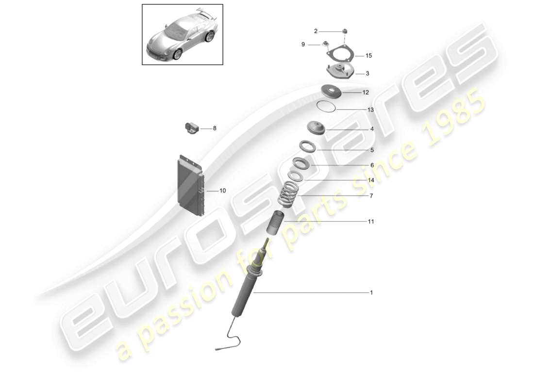 porsche 2021 (991-2 r/gt3/rs) amortiguador de vibraciones d >>- mj 2017 diagrama de piezas