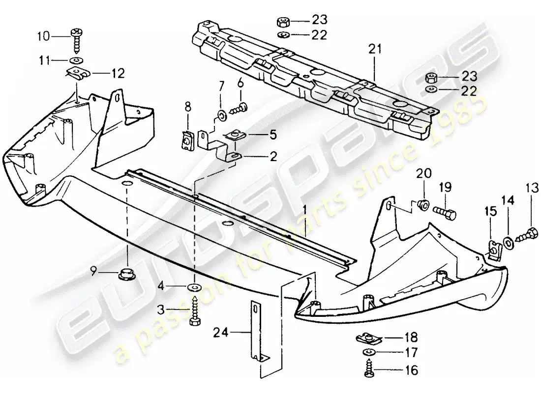porsche 1993 (928) revelación diagrama de piezas