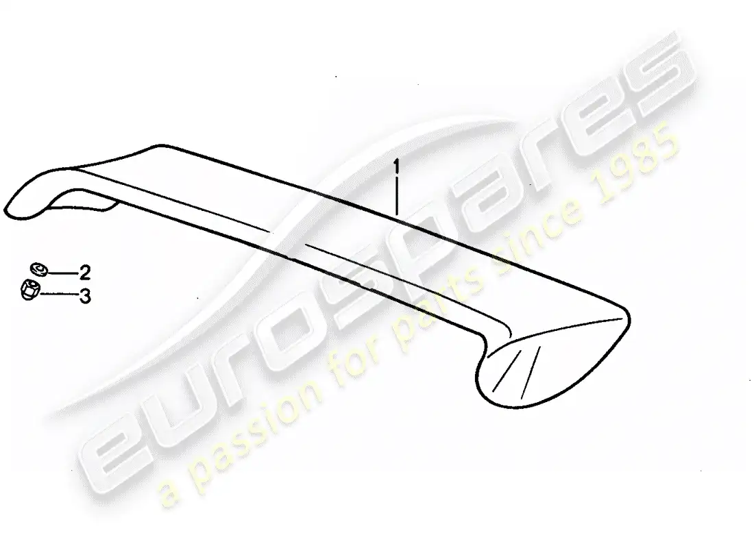 porsche 1993 (928) revelación diagrama de piezas