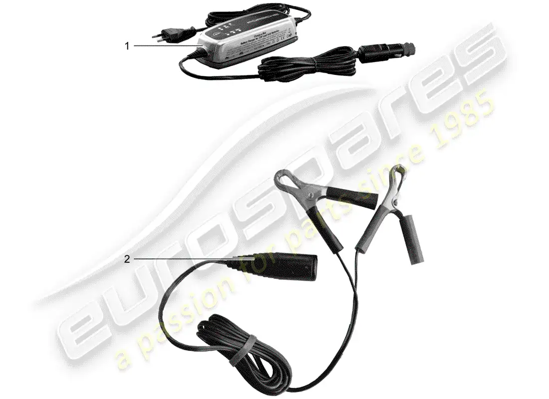 porsche 2007 (tequipment) cargador diagrama de piezas