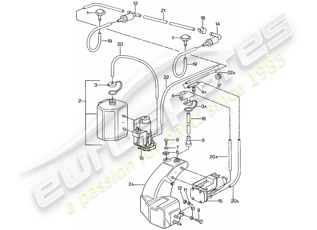 porsche 1976 (924) unidad arandela - d >> - mj 1978 diagrama de piezas