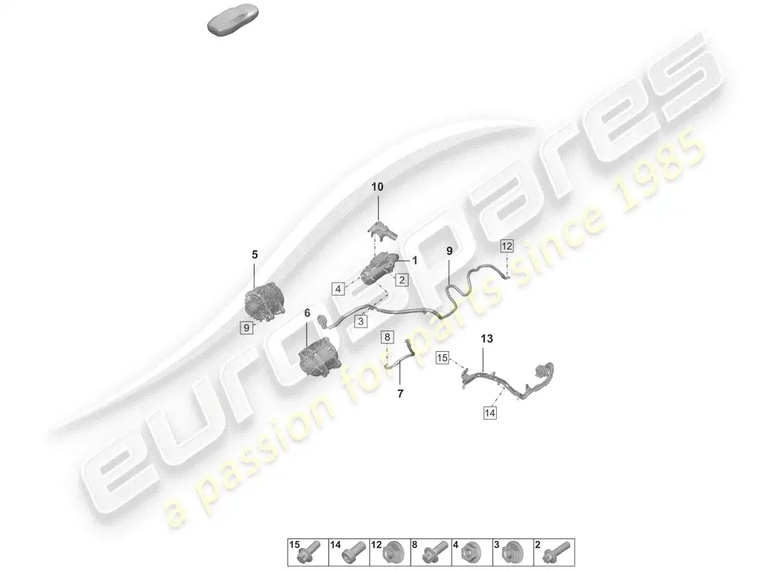 porsche 2019 (992-1) inicio diagrama de piezas