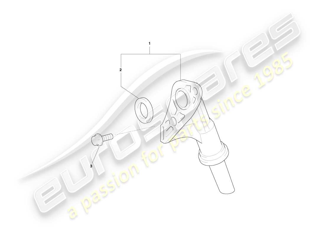 aston martin cygnet (2012) diagrama de piezas de la bomba de aceite del motor