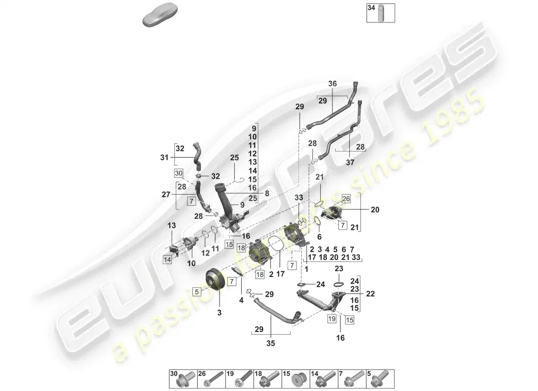diagrama de pieza que contiene el número de pieza 0pb121139