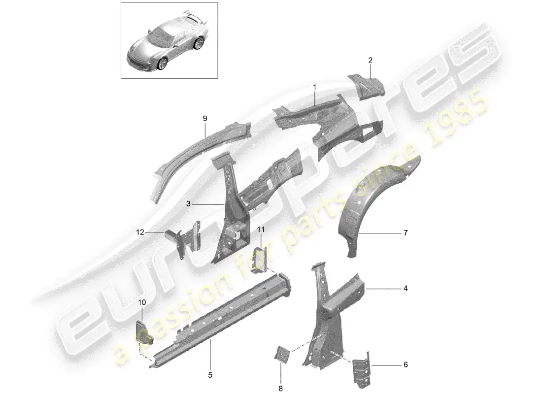 diagrama de pieza que contiene el número de pieza 99150256400grv