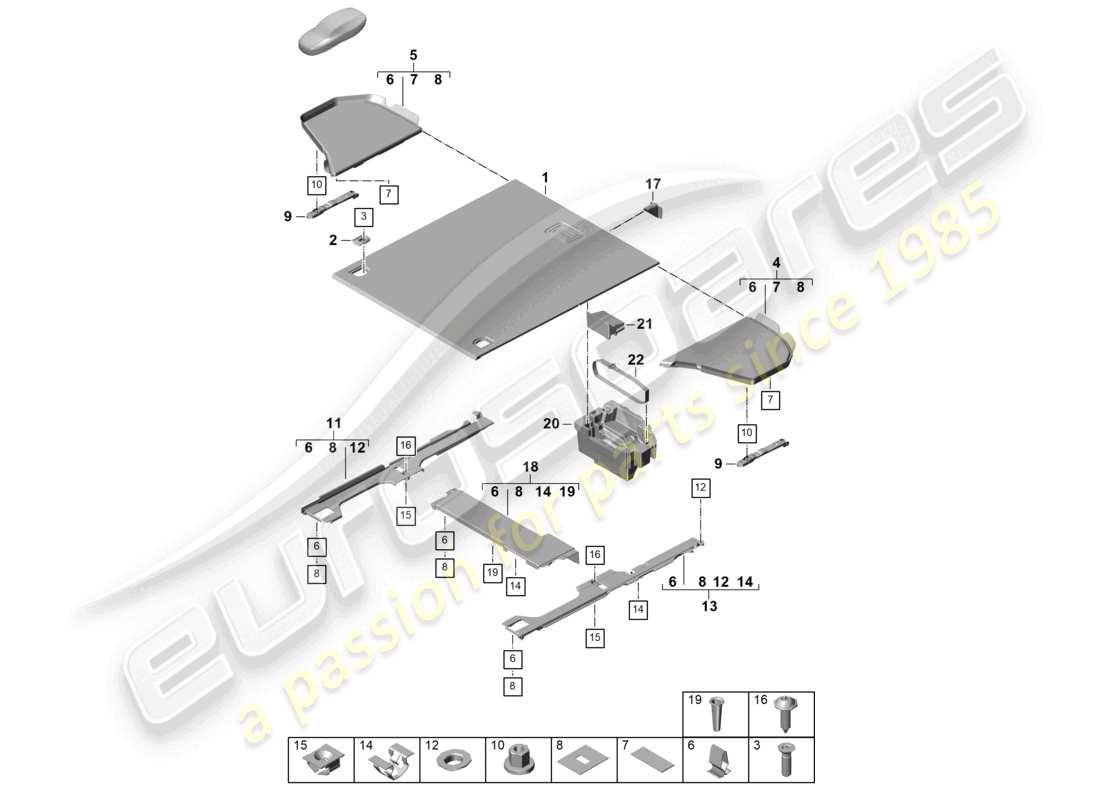 diagrama de pieza que contiene el número de pieza 9a700699300