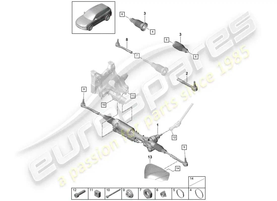 diagrama de pieza que contiene el número de pieza wht006151