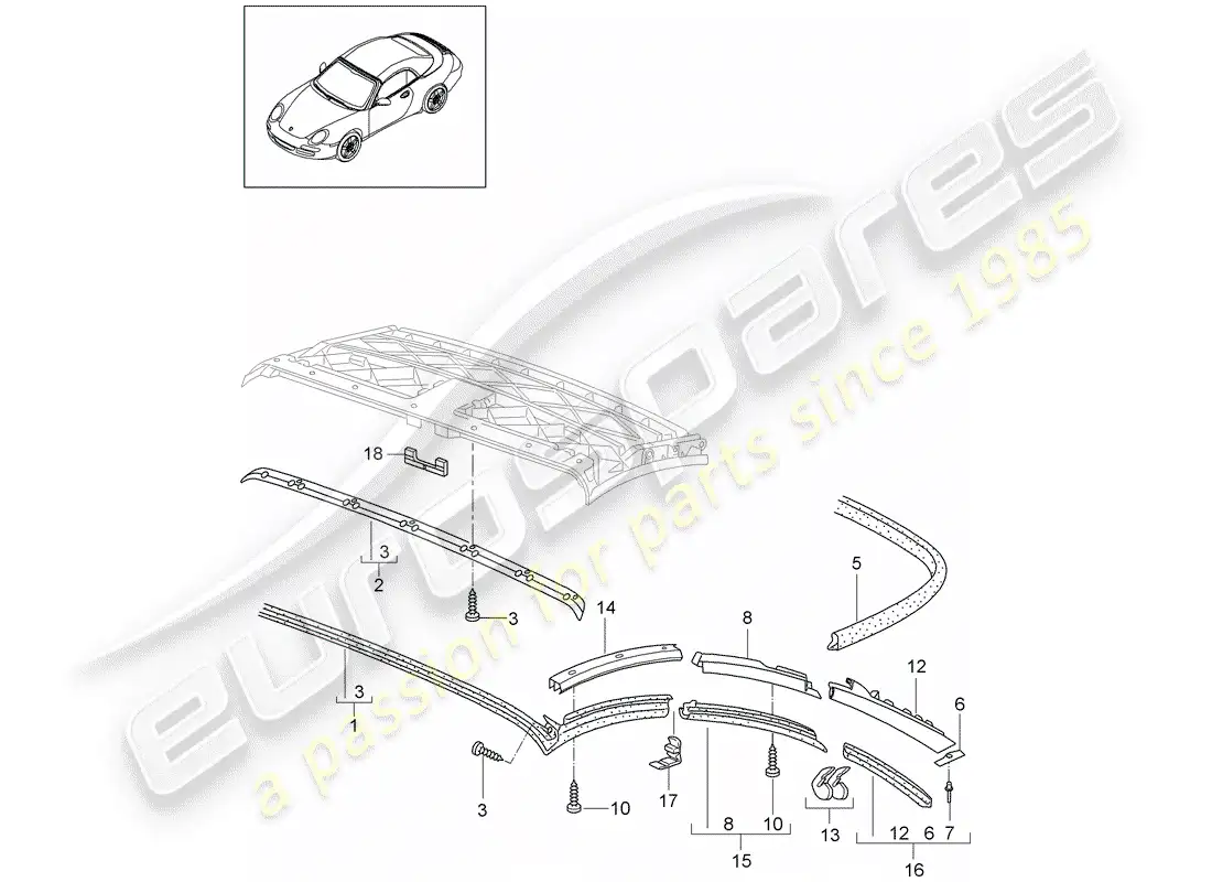 diagrama de pieza que contiene el número de pieza 99756192303