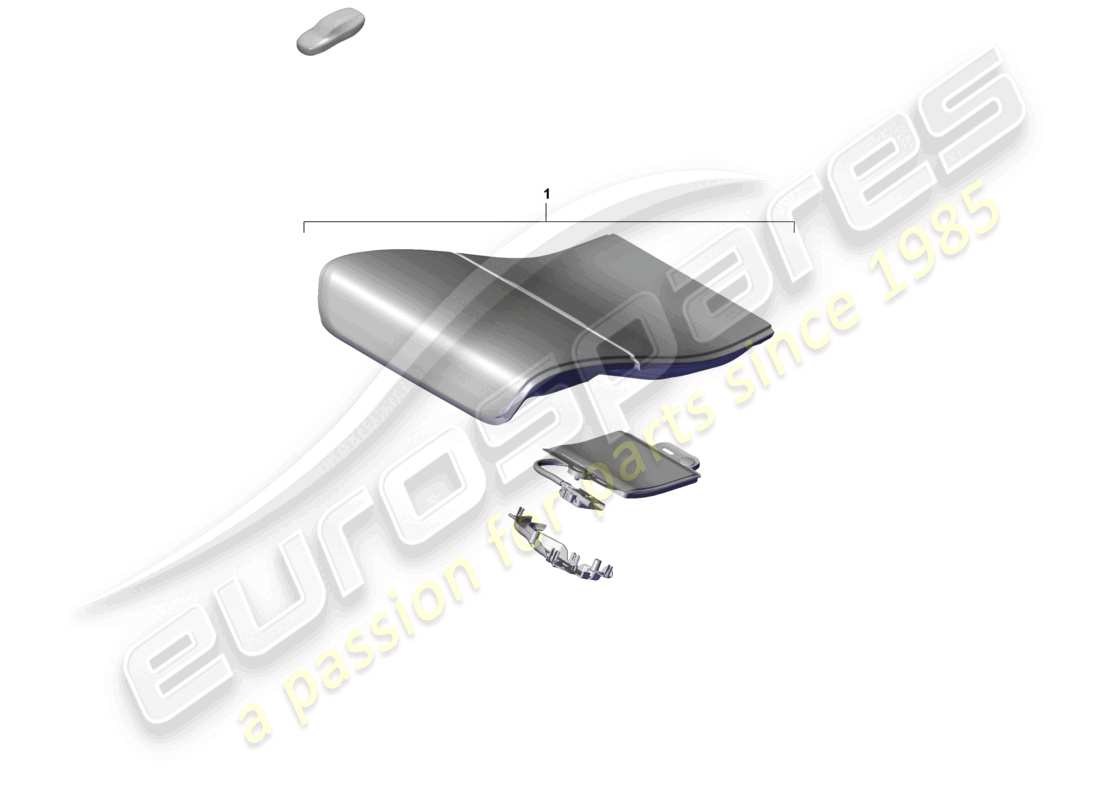 porsche 2024 (992-2) juego de reparación para sensor de asiento ocupado (lado del pasajero) solo para: ee. uu. canadá asiento tipo butaca diagrama de piezas