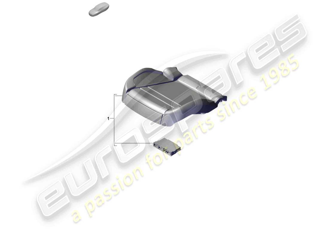 porsche 2025 (cayenne e3 pa) juego de reparación para sensor de asiento ocupado solo para: ee. uu. canadá diagrama de piezas