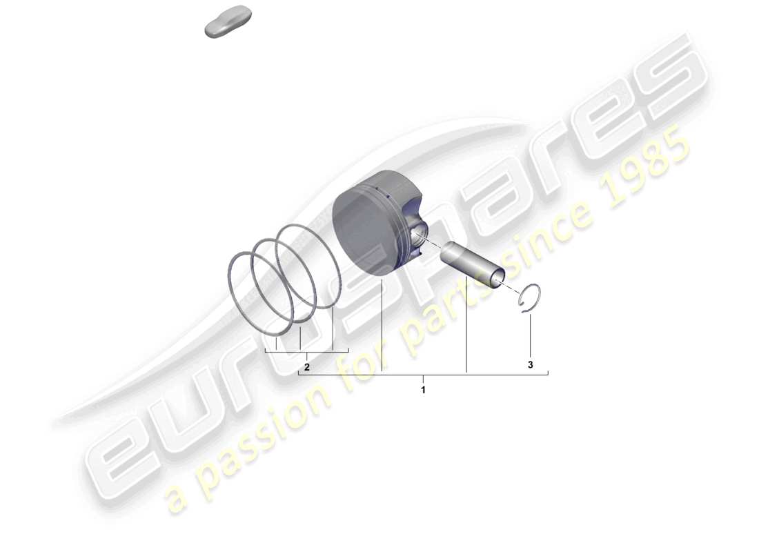 porsche 2024 (992-2) diagrama de piezas del pistón