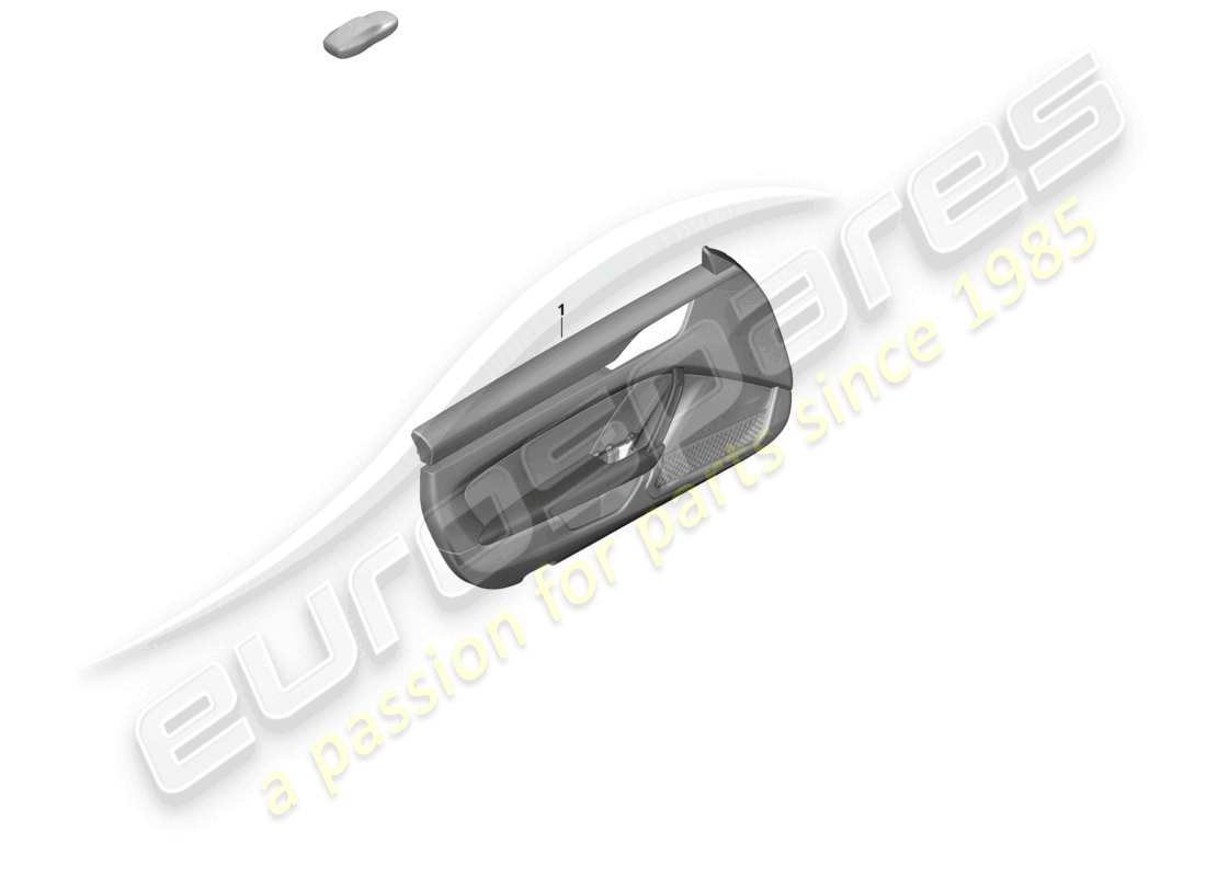 porsche 2021 (992-1 gt3/rs/st) panel de puerta para vehículos con tapizado de cuero diagrama de piezas del apoyabrazos (dinamica)