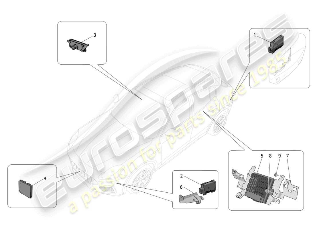 diagrama de pieza que contiene el número de pieza 670217022