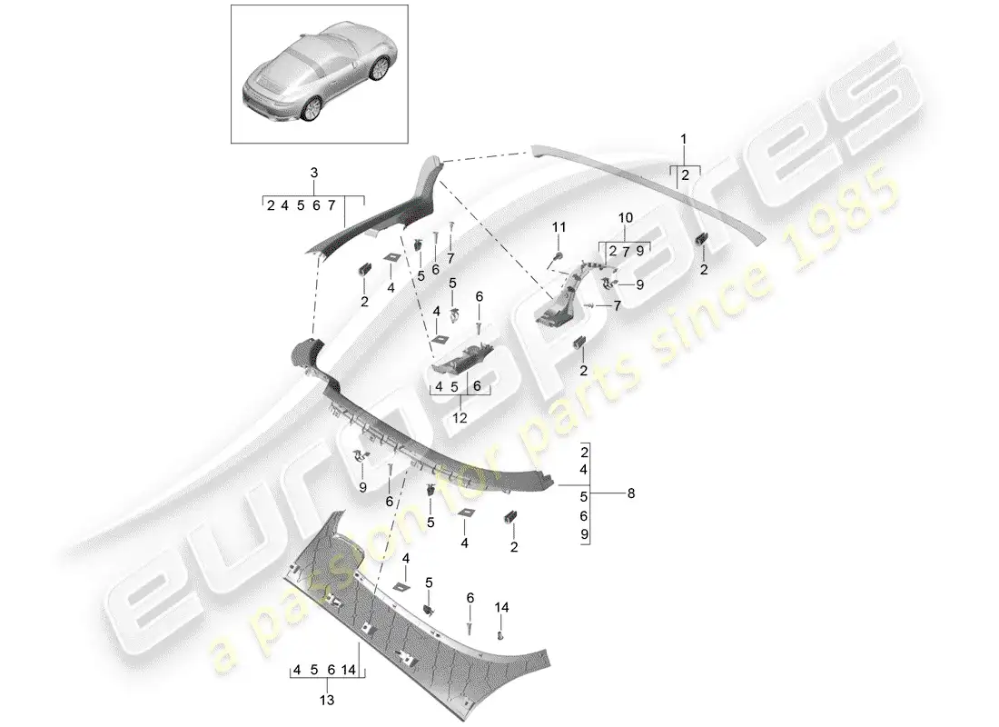diagrama de pieza que contiene el número de pieza 991555075055q0