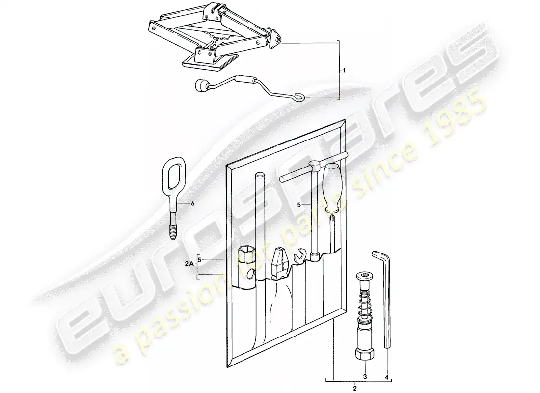 porsche 1981 (924) accesorios - - weiteres zubehoer im classic - catálogo (modelo: cla) diagrama de piezas