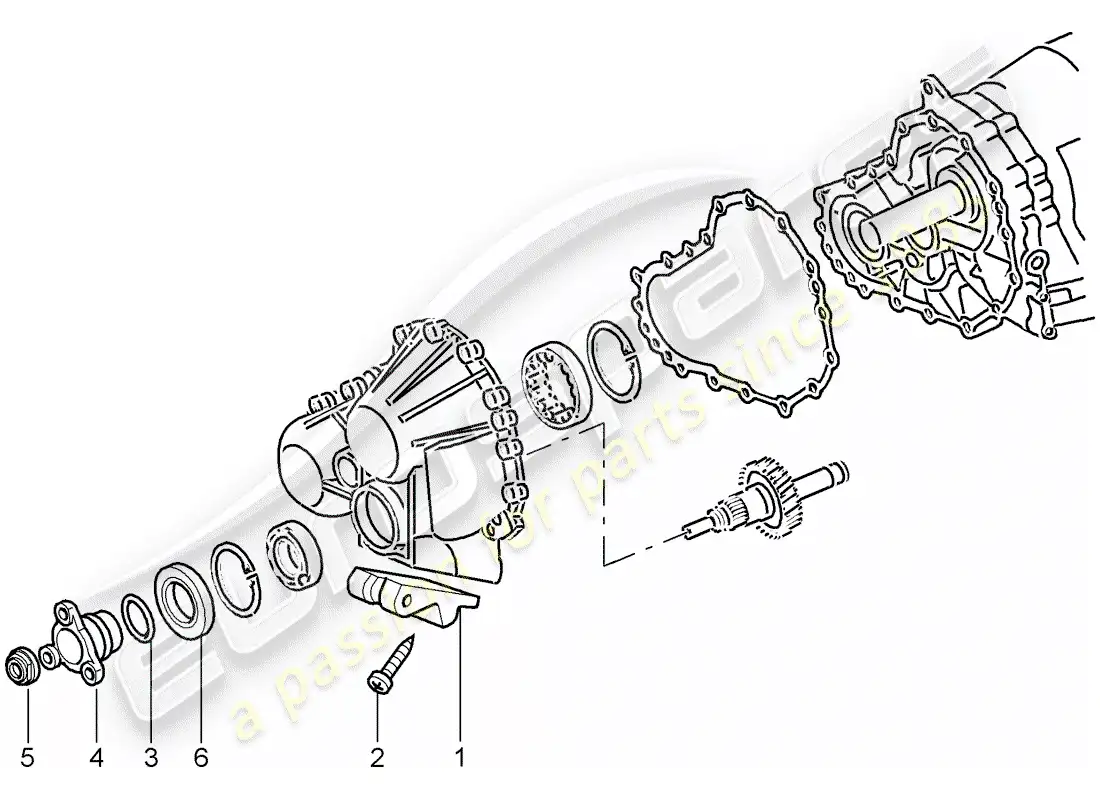 porsche 2009 997-2 turbo / gt2 tiptronic diagrama de piezas