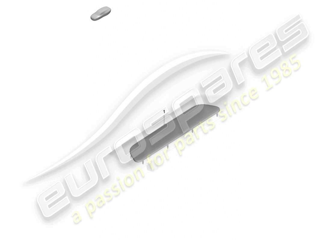 porsche 2022 (panamera 971-2) diagrama de piezas de la moldura del umbral trasero