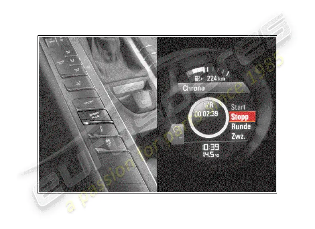 porsche 2016 (tequipment macan) kit de instalacion diagrama de piezas
